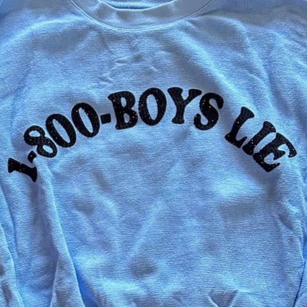 Boys Lie crystal embellishment Set